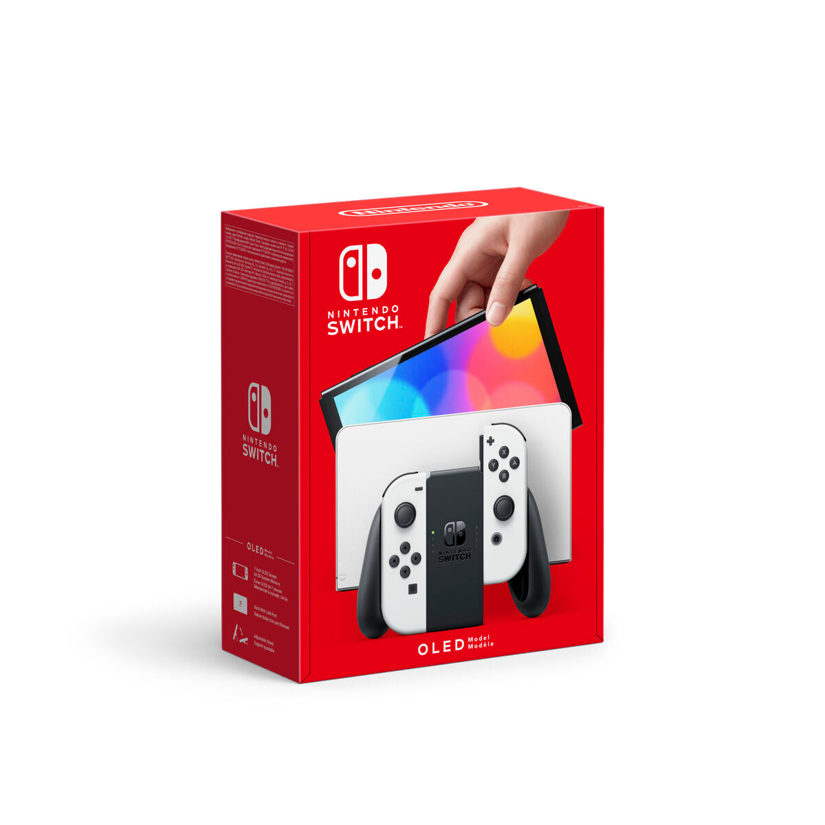 Nintendo Switch OLED Konsole Weiß - 7 Zoll OLED Display Gaming