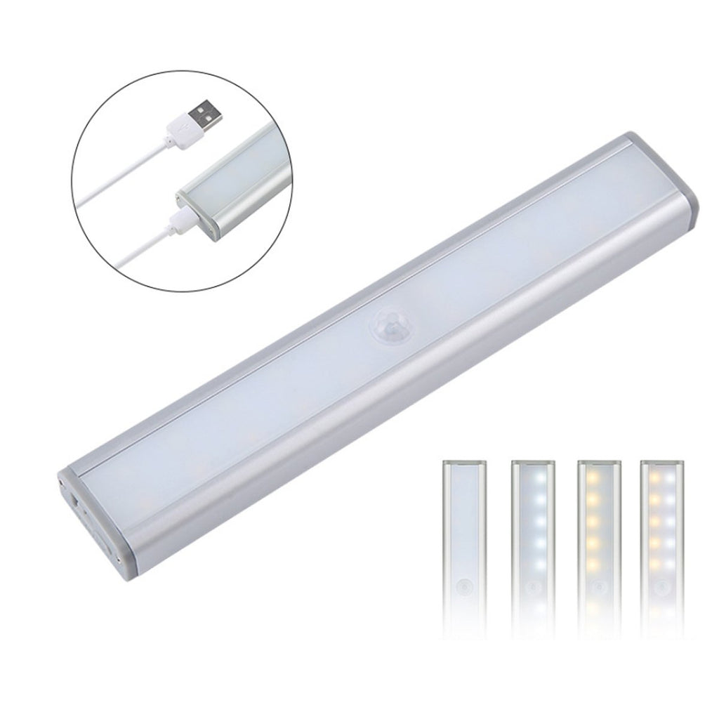 LED Lichtleiste mit Bewegungsmelder 20 LEDs Wiederaufladbar