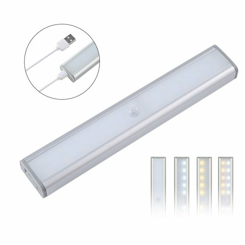 LED Lichtleiste mit Bewegungsmelder 20 LEDs Wiederaufladbar