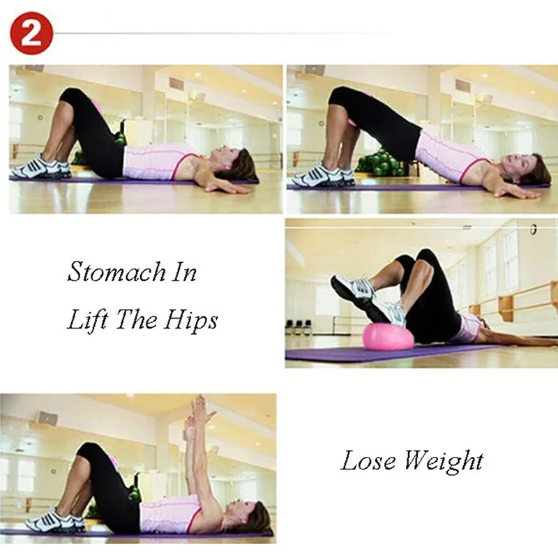 Pilates Ball 25cm - Yoga Balance Ball für Core Training & Fitness