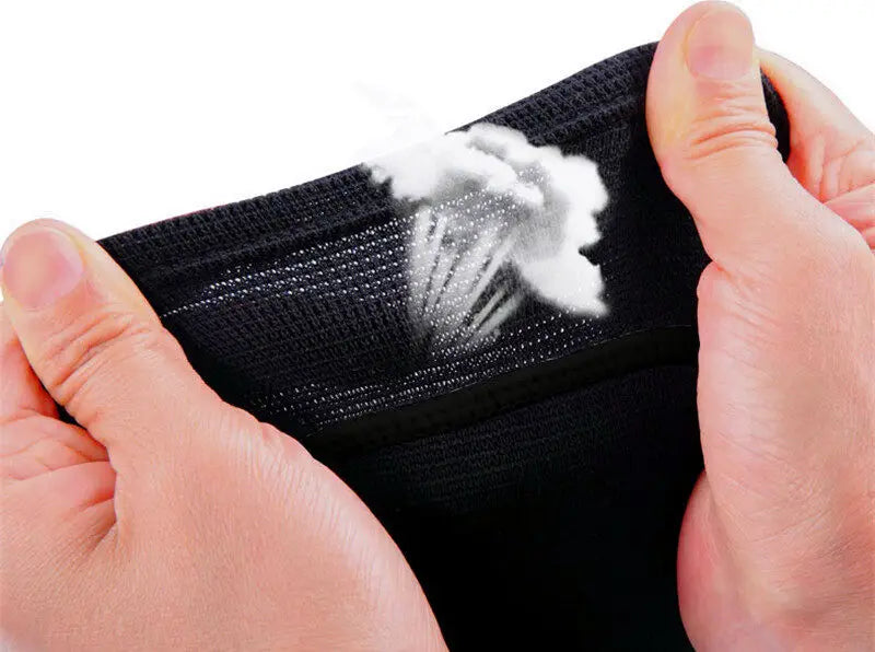 Knieschoner Fitness Training - 1 Paar elastische Kniebandagen mit verdicktem Schwamm für Sport & Arthritis