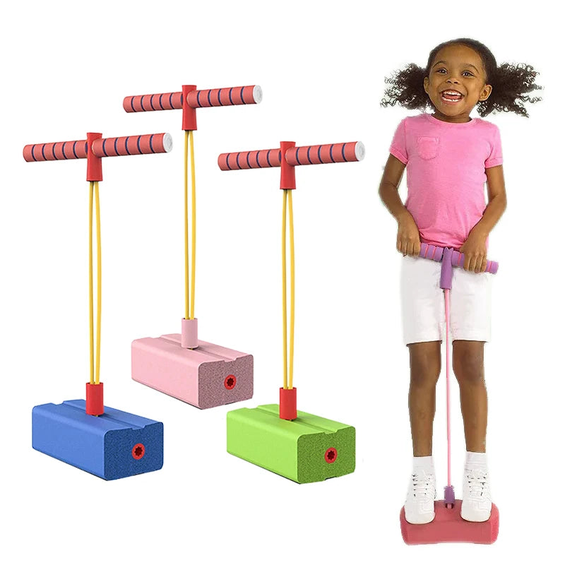 Frosch Hüpfstab für Kinder - Balance Trainer & Sprungtrainer für Indoor & Outdoor