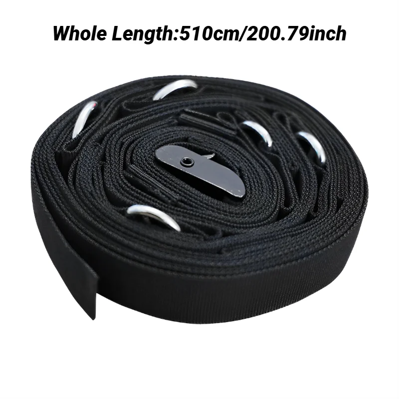 Türanker Gurt für Widerstandsbänder Übungen, Multi-Point Anker Gym Befestigung für Home Fitness, tragbares Türband Widerstand Workout Ausrüstung, stanzfrei, nagelfrei