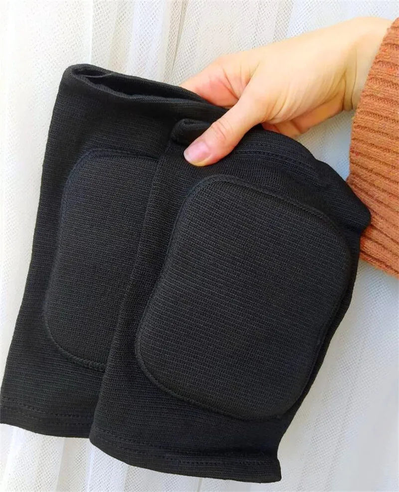 Knieschoner Fitness Training - 1 Paar elastische Kniebandagen mit verdicktem Schwamm für Sport & Arthritis