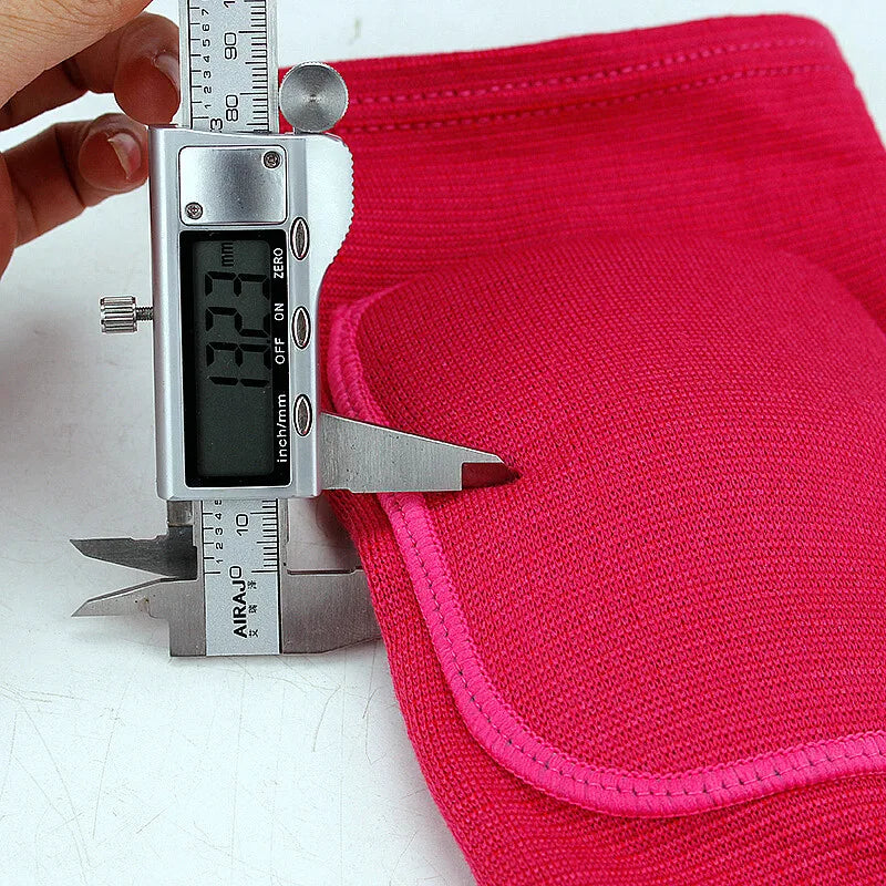 Knieschoner Fitness Training - 1 Paar elastische Kniebandagen mit verdicktem Schwamm für Sport & Arthritis