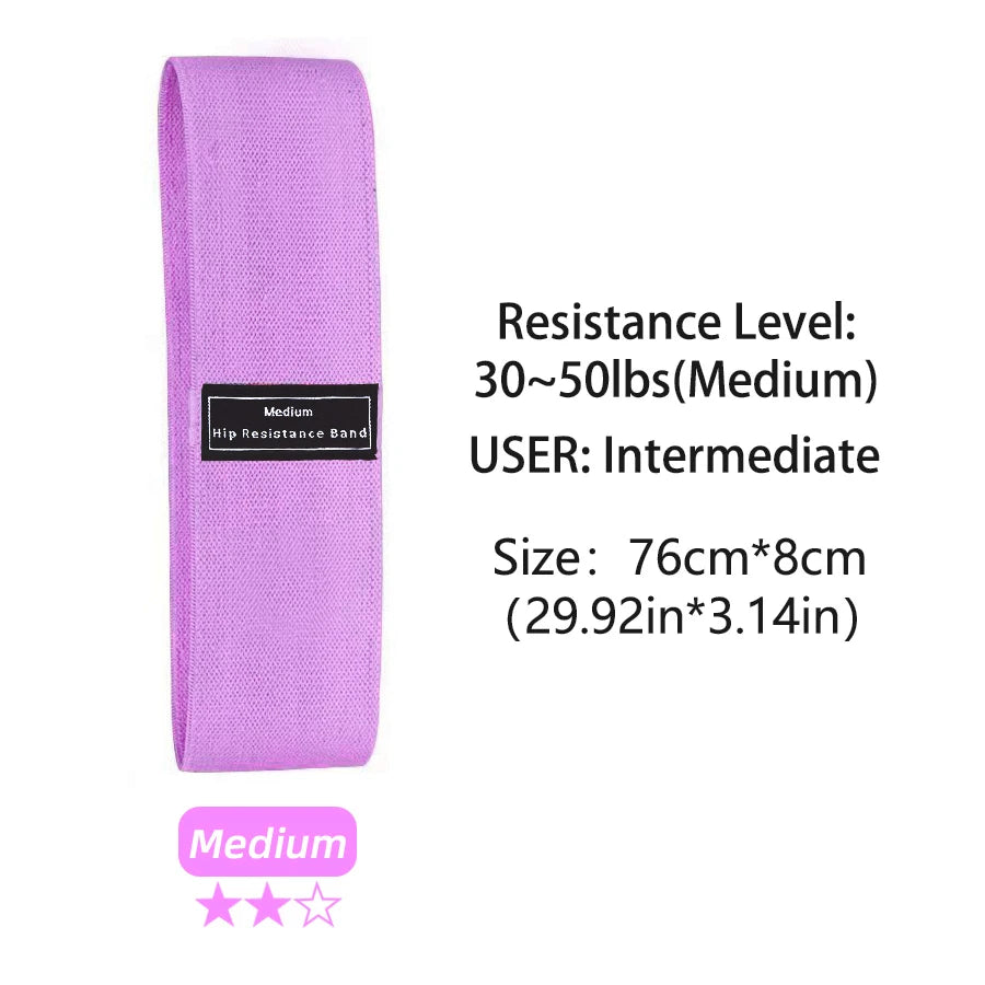 Resistance Bands Fitnessband, Fitnessbänder Stoff Widerstandsbänder für Krafttraining Muskelaufbau Hip Beintraining, Gymnastikband für Workout Yoga Pilates