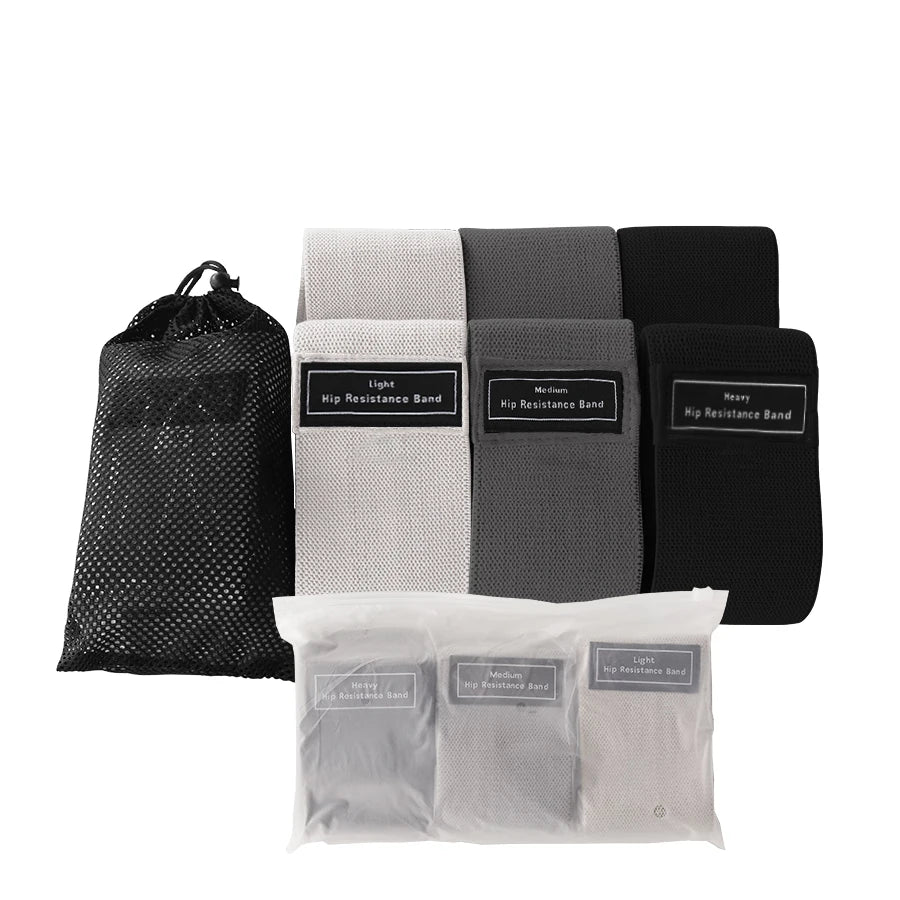 Resistance Bands Fitnessband, Fitnessbänder Stoff Widerstandsbänder für Krafttraining Muskelaufbau Hip Beintraining, Gymnastikband für Workout Yoga Pilates