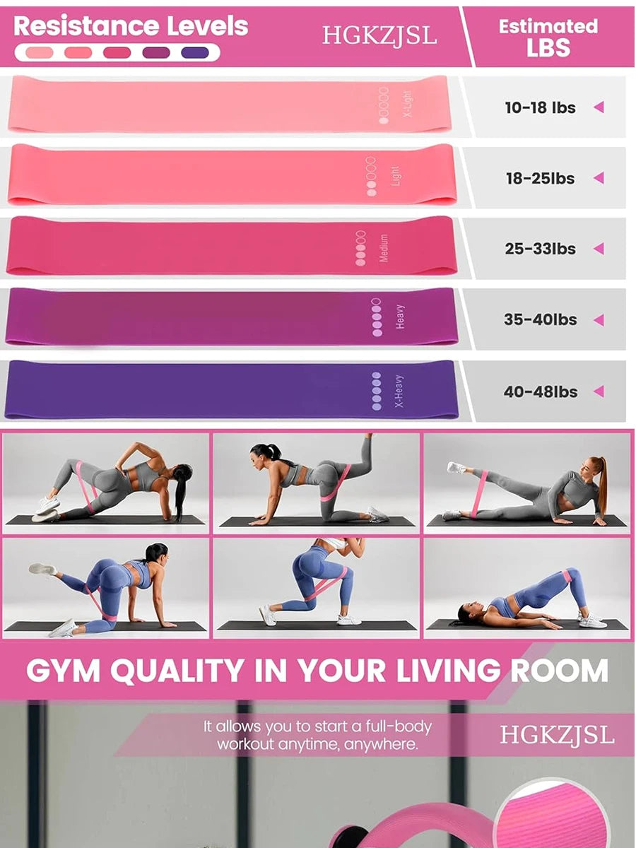 Pilates Set, Pilates Ring Zubehör Set 13 Teiliges mit Yoga Ball, Yoga Gurt, Fitnessbänder, Pilates Socken, Trainingsposter & Tragbarer Tasche, Home Pilates Essential Kit für Frauen