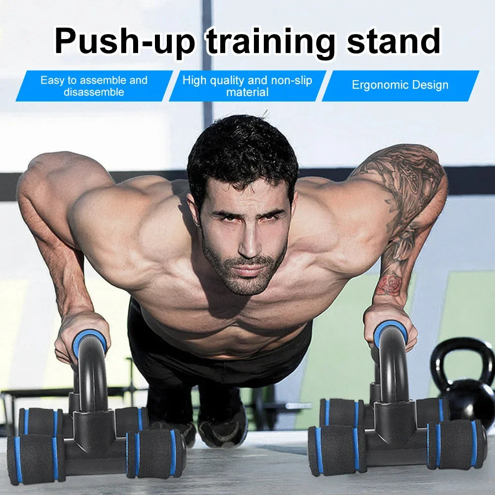 Liegestützgriffe 1 Paar - Push-Up Bars mit Schaumstoff-Griff für Brust & Muskeltraining