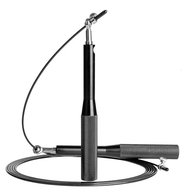 Springseil Speed Rope - Verstellbares Stahlseil 3m für Fitness, Boxing & Gym Training