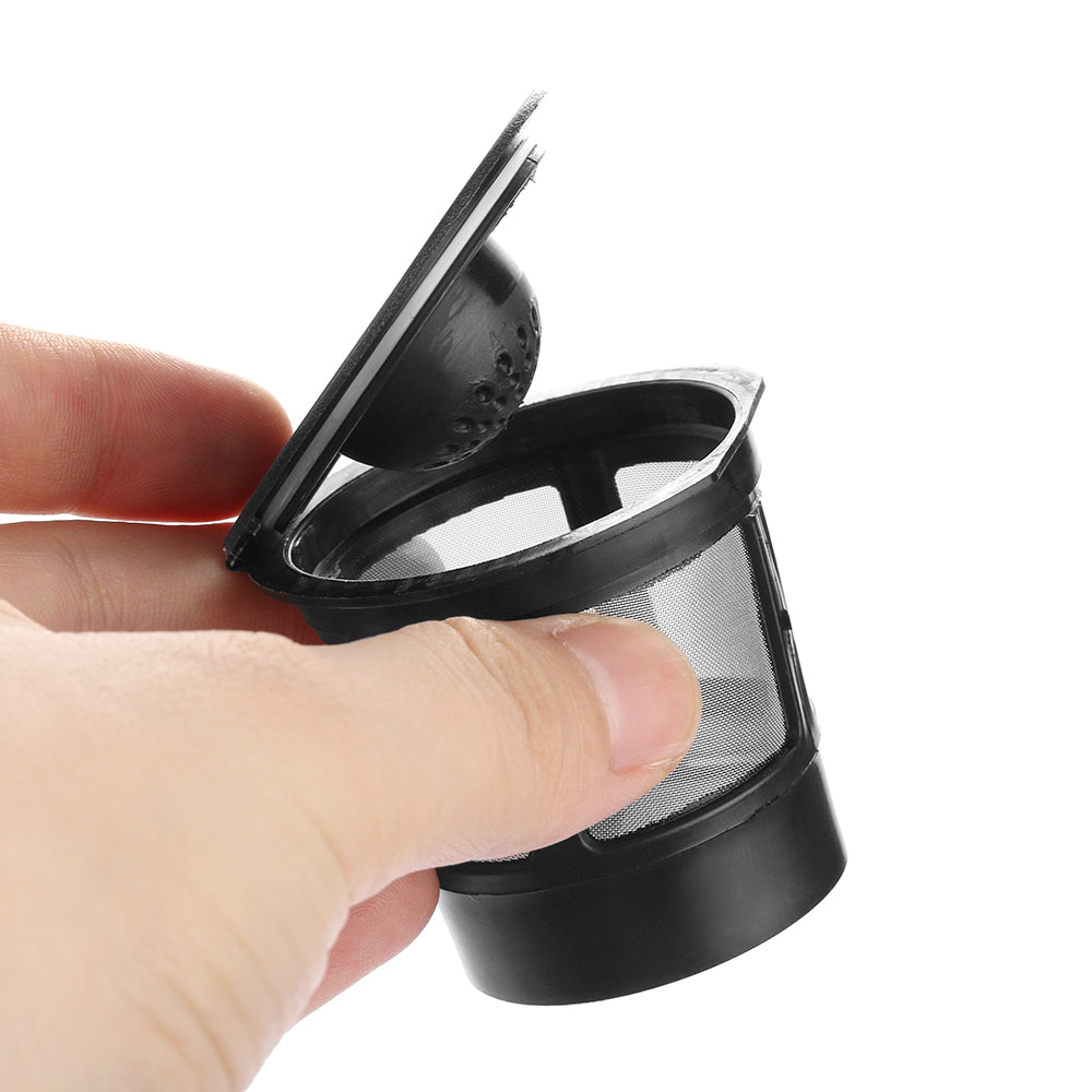 3-teiliges wiederverwendbares Kaffeefilter-Pod-Set mit Löffel