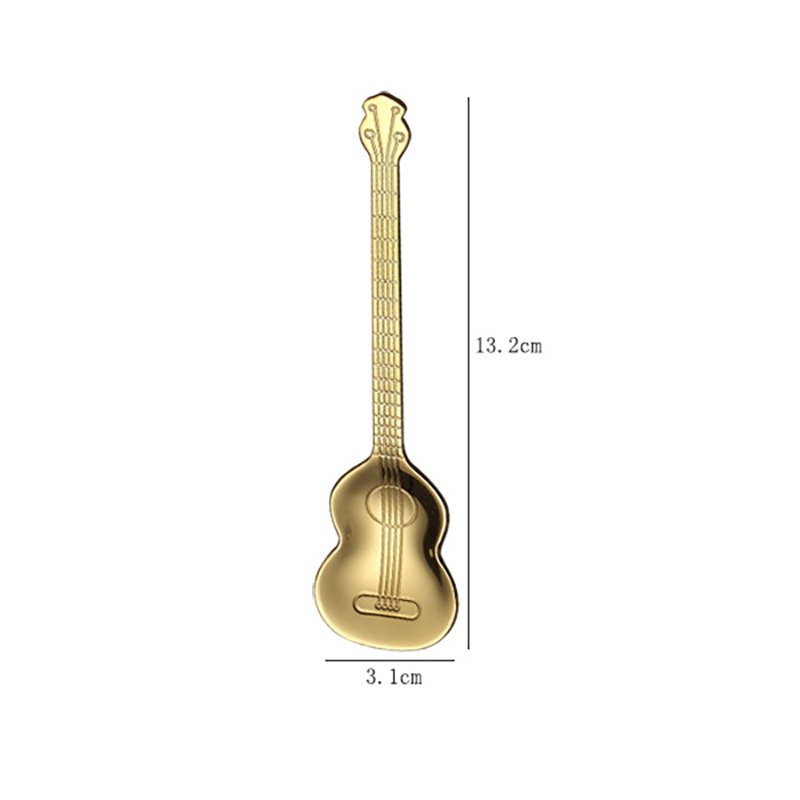 Gitarrenlöffel - Edelstahl Löffel in Gitarrenform