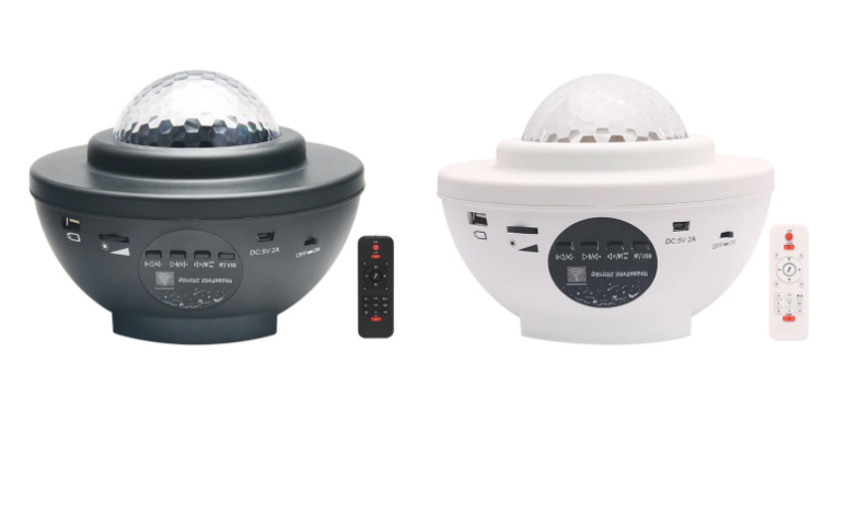 Farbiger Sternenhimmel-Galaxie-Projektor mit Bluetooth-Lautsprecher